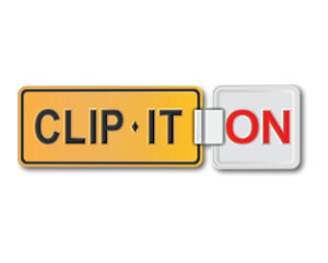 Clip it on - L plate & P plate clips